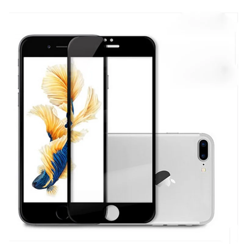 Полное покрытие закаленное стекло для iphone Xs Max XR 5 5S 6 6s 7 7s plus Стекло 9H Закаленное