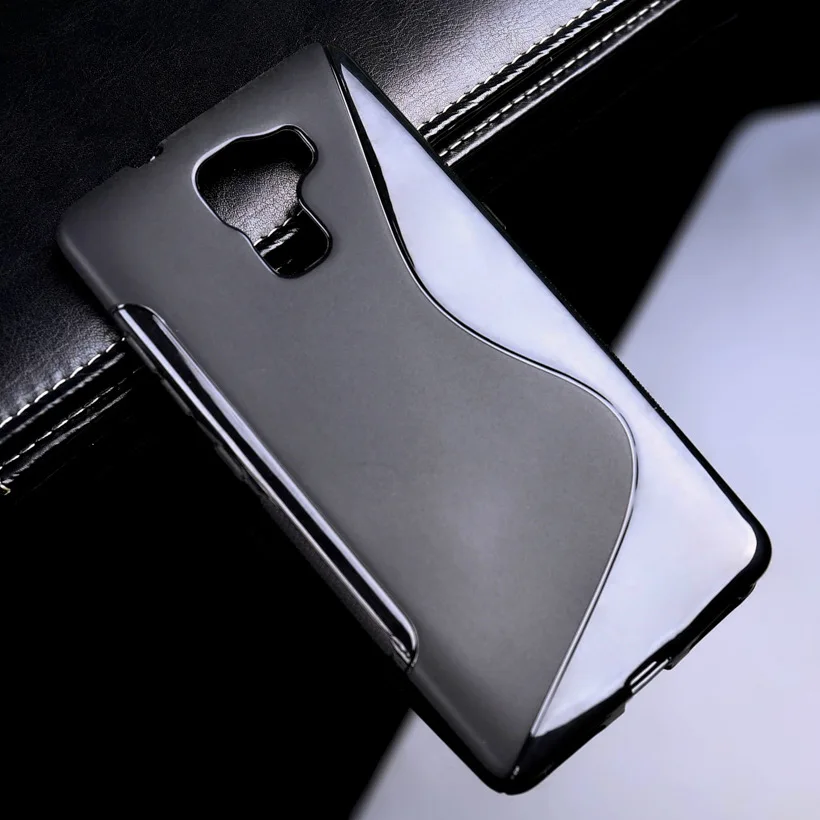 500 шт./лот S LINE TPU силиконовый резиновый чехол матовый для телефона Huawei Honor 6X черный