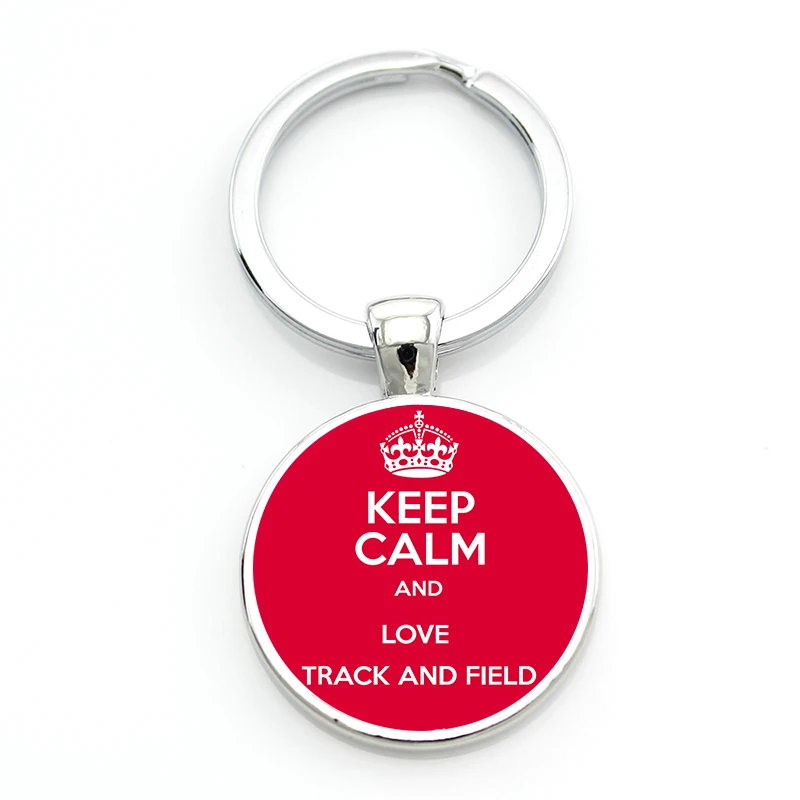 JWEIJIAO Keep Calm and Love Athletics брелок в спортивном стиле для женщин и мужчин Новое модное