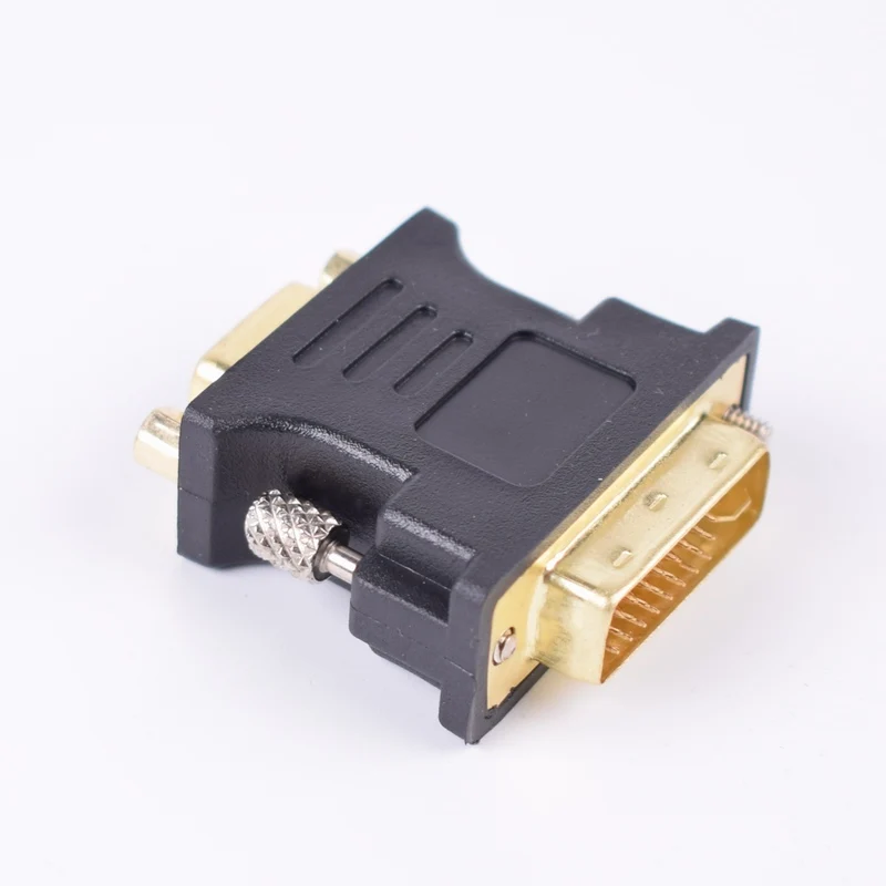 С DVI на VGA адаптер конвертер HDMI 24 + 5 Мужской вставной для HDTV ЖК дисплей пк компьютер