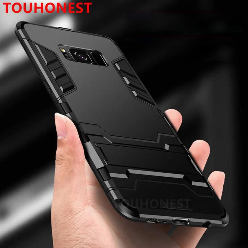 Ударопрочный резиновый армированный жесткий чехол для Samsung galaxy Note 9 S9 plus S8 S10 E A70 A90