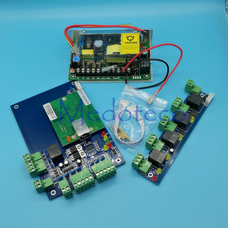 TCP/IP единый контроль доступа к двери панельная система + 12V5A бесперебойная батарея