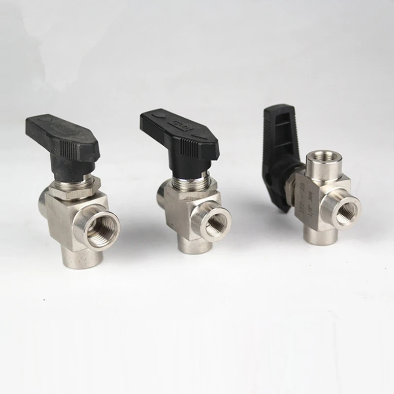 Бесплатная доставка трехсторонний шаровой клапан с внутренней резьбой G 1/2 &quotDN8