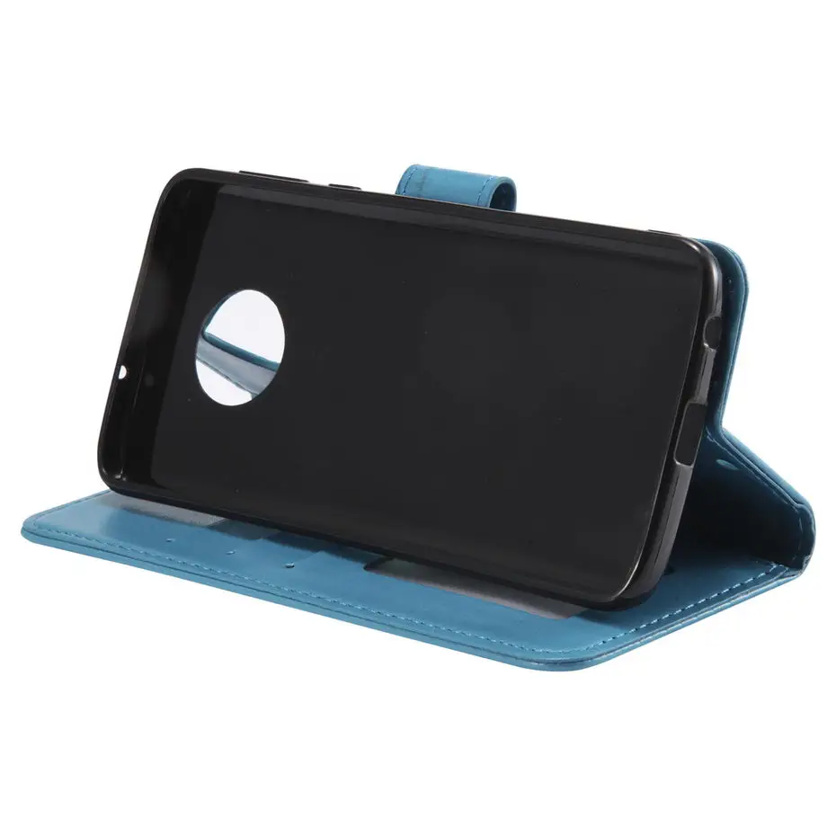 WoodLysi Leather Case For Moto G6 / Plus Luxury Retro + Soft Silicon for MOTO G6PLUS Wallet Flip | Мобильные телефоны и