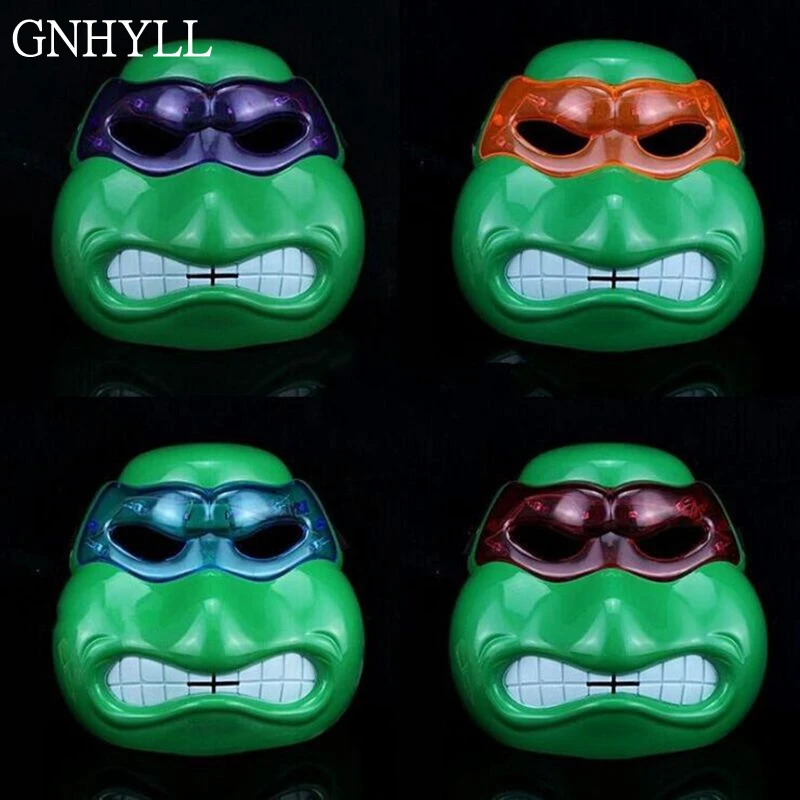 GNHYLL Новый косплей мультфильм Черепашки Ниндзя светящаяся маска глаза Макияж