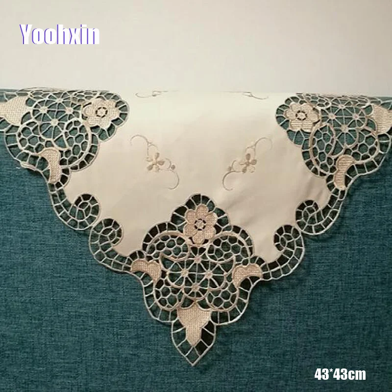 Супер золотой полый коврик с вышивкой чашка кружка чай кофе подставка для