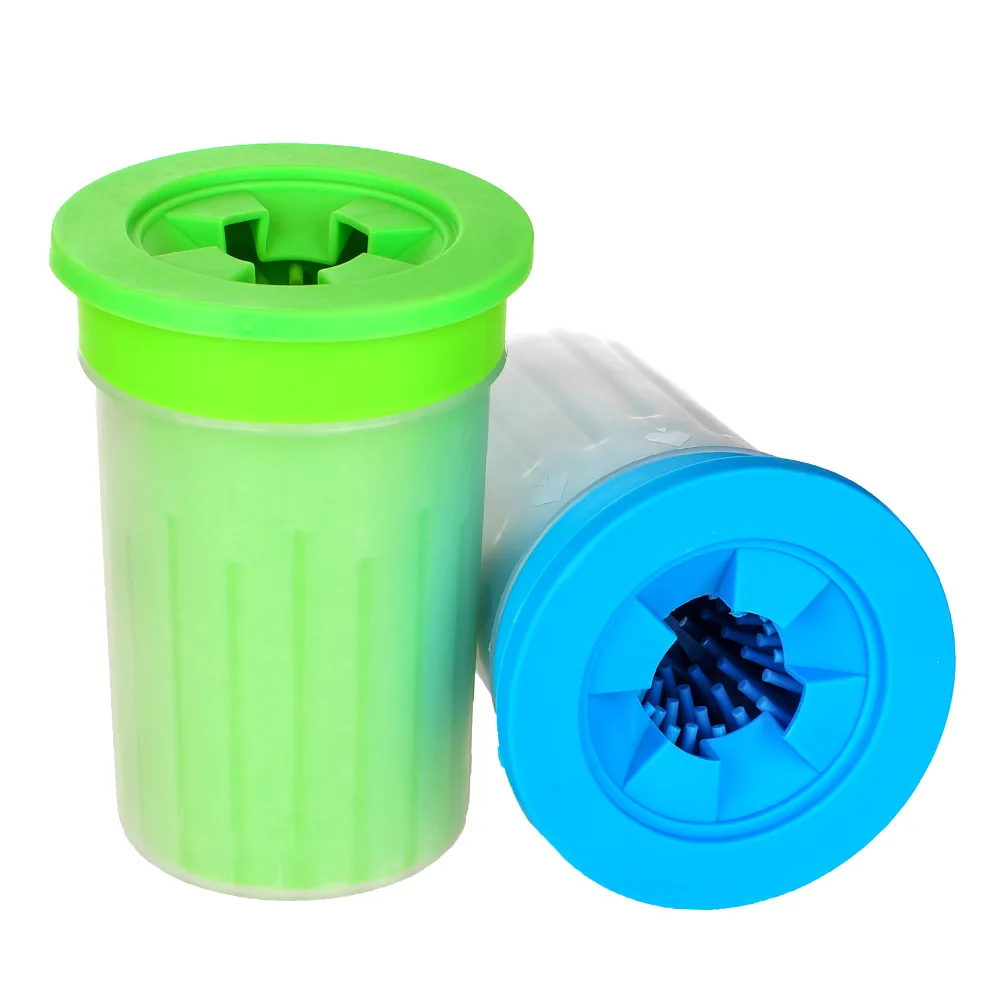 Чашка для чистки ног собак и кошек инструмент очистки мягких пластиковых щеток