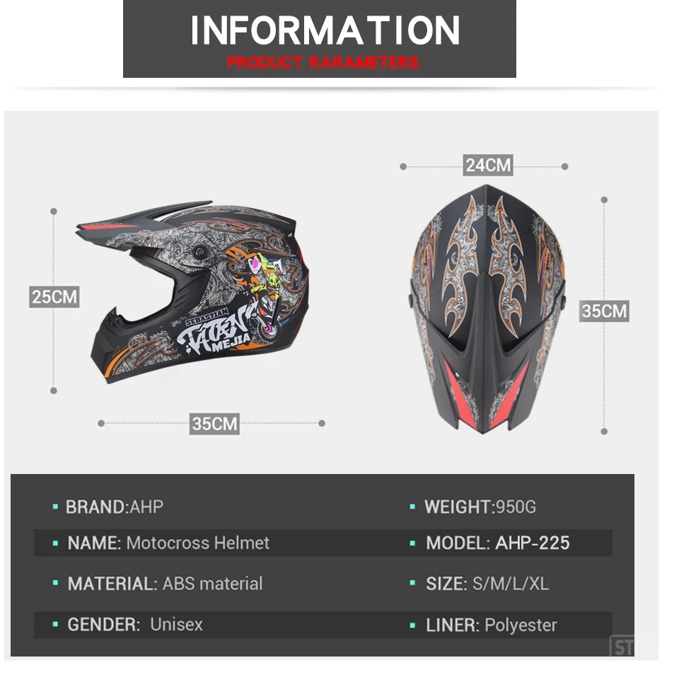 Полнолицевой мотоциклетный шлем Casco Moto внедорожный шлем ATV Dirt Bike горные MTB DH Capacete Moto очки шлем для мотокросса