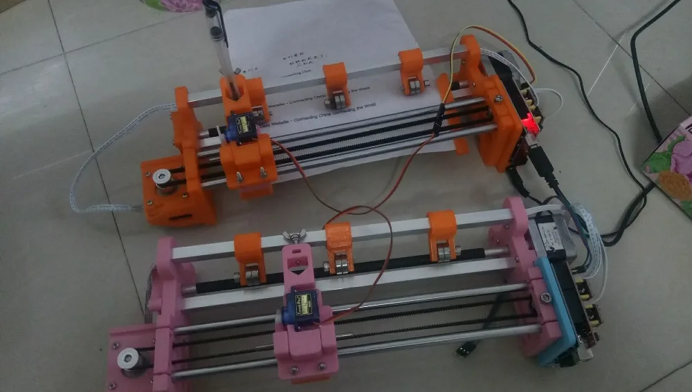 Новейший роликовый тип машина drawbot надпись робот Рисунок Набор Робот A4 размер