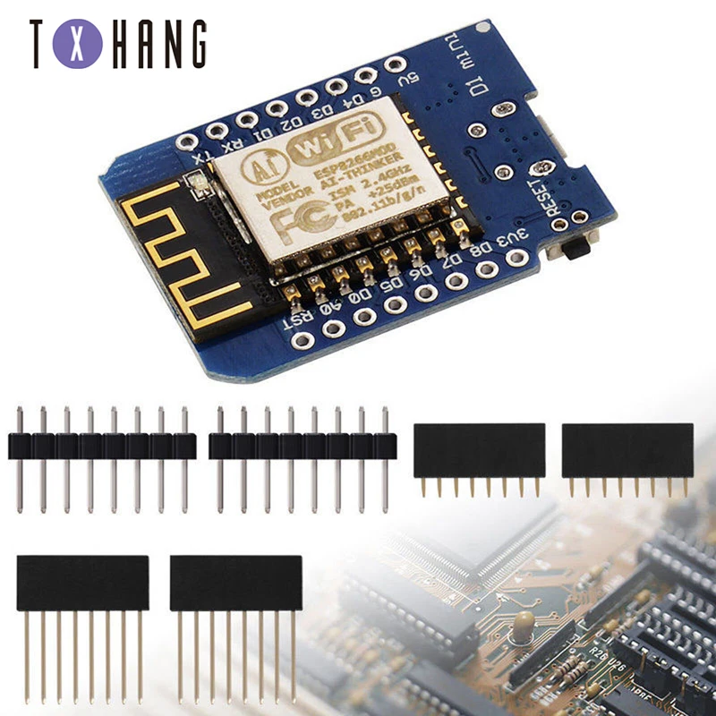 ESP8266 ESP 12 ESP12 WeMos D1 Mini Module Wemos WiFi макетная плата Micro USB 3 V на основе Φ 11 Digital