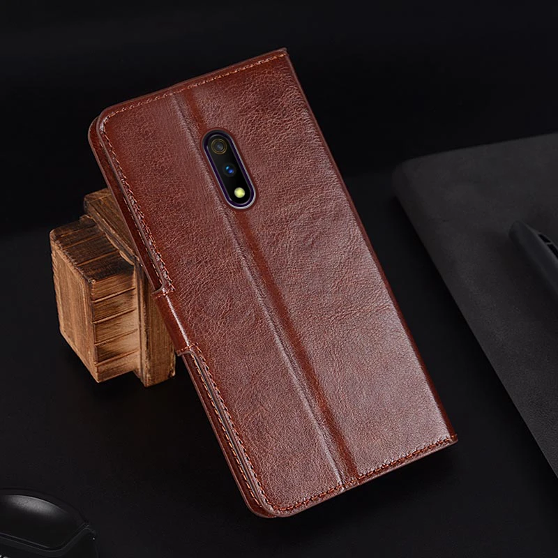 Новый Arrvial кожаный магнитный Флип PU Чехол-бумажник для OPPO Realme X Чехол RMX1901