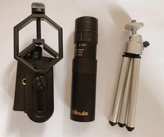 

Original binoculars Nikula 10-30x25Zoom Monocular high quality Telescope Pocket Binoculo Hunting Optical Prism Scope no tripod