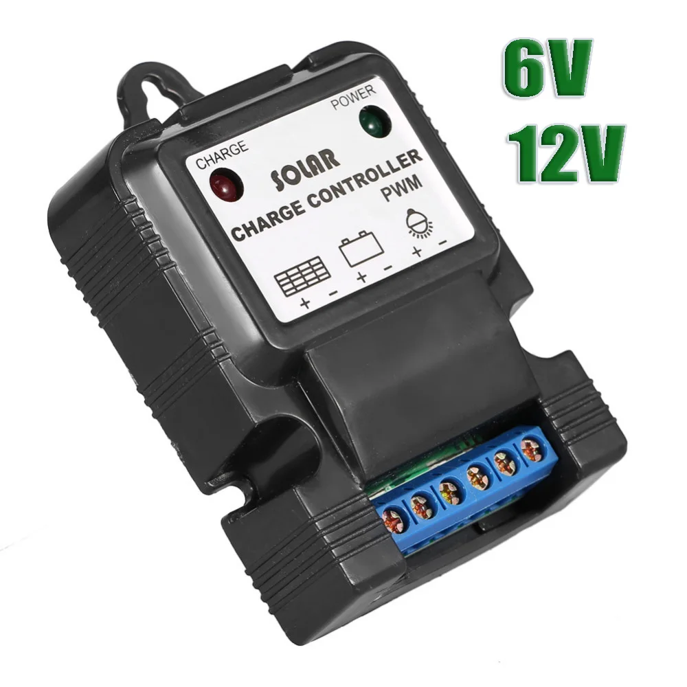 6 в 12 В 3 А контроллер заряда солнечных батарей комплекты регулятор свинцово