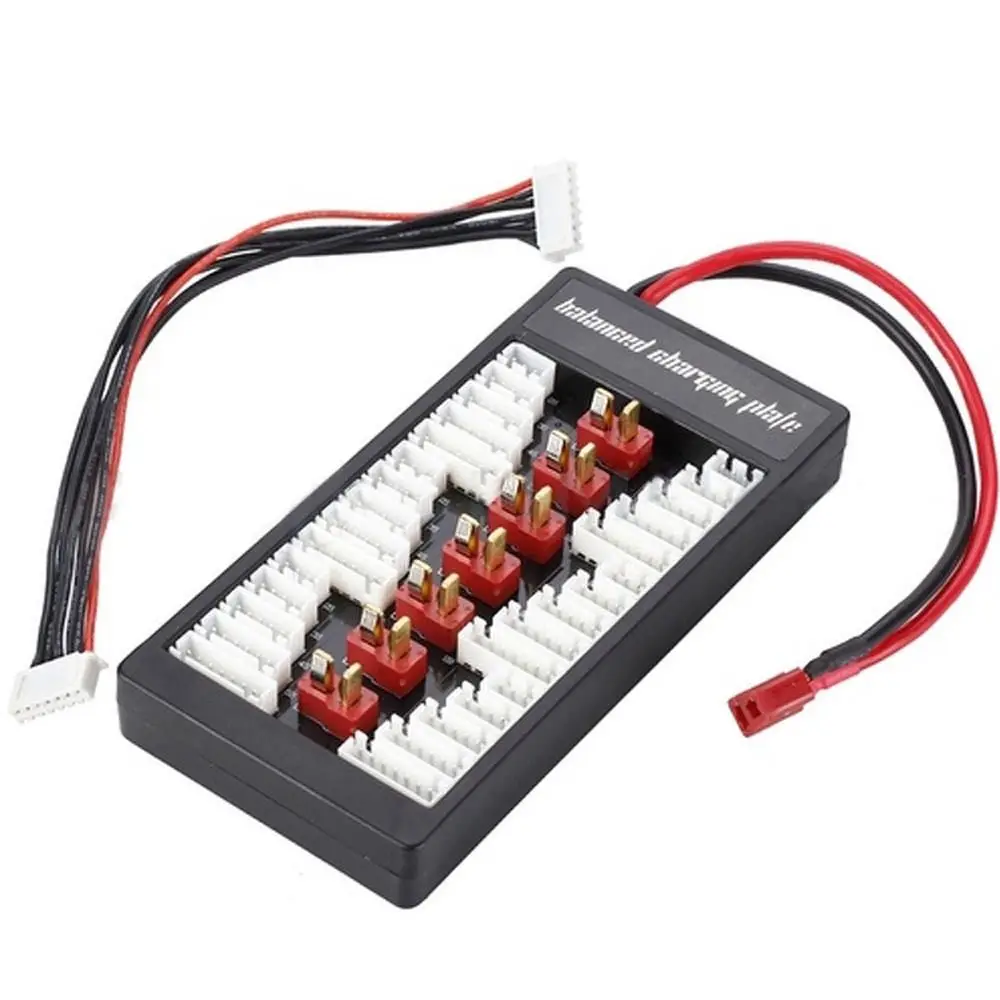 Параллельная плата адаптера с Т образным разъемом для зарядки до 6 упаковок 2S 6S