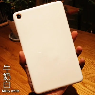 Для Xiaomi mi pad 4 mi pad 4 Plus Мягкий чехол сплошной цвет Силиконовый ТПУ противоударный чехол mi pad4 Plus - Цвет: white
