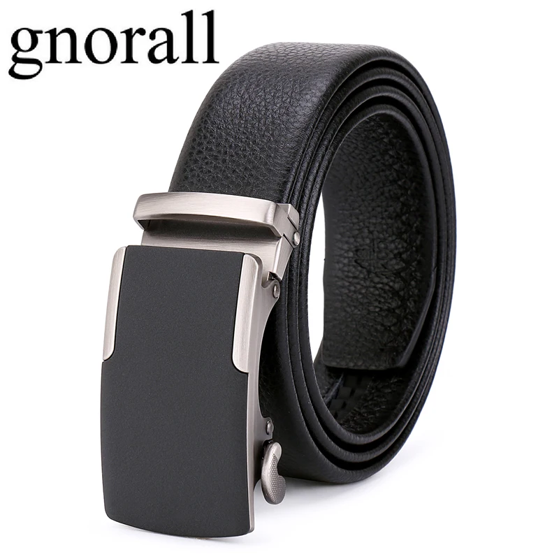 Gnorall Для мужчин пояс-CowLeather ремень для платье 1 3/8 &quotРазмеры регулируется обрезать