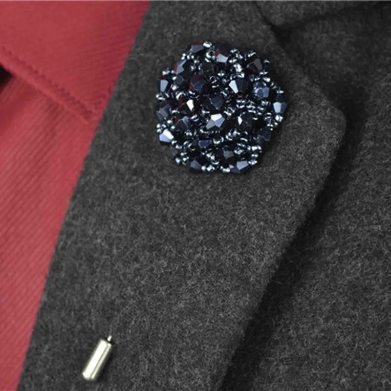 Женская и мужская длинная брошь в форме цветка 15 дизайнерских разноцветных