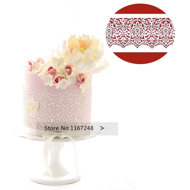 Йо 1pcs Торт Трафареты украшения Fondant (сахарная) пресс-форма для инструментов