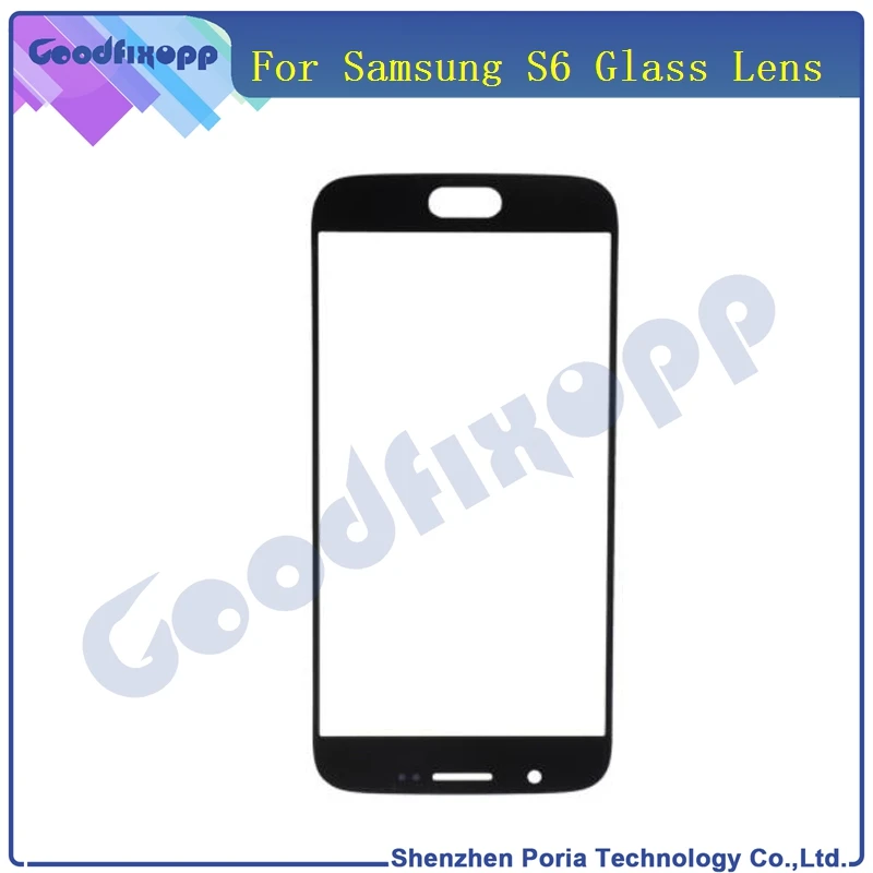 Сенсорный экран передний стеклянный объектив для Samsung Galaxy S6 G9200 сенсорный Внешний