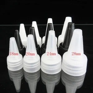 Прозрачнаябелаячерная крышка для бутылки s,18 мм, 20 мм, 24 мм, 28 мм, пластиковая крышка