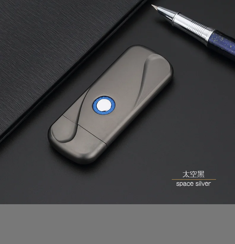 Usb Интеллектуальный светодиодный светильник отпечаток пальца usb зарядный светильник er Tesla катушка светильник er индукционный металлический ветрозащитный без газа для курильщиков, сигареты