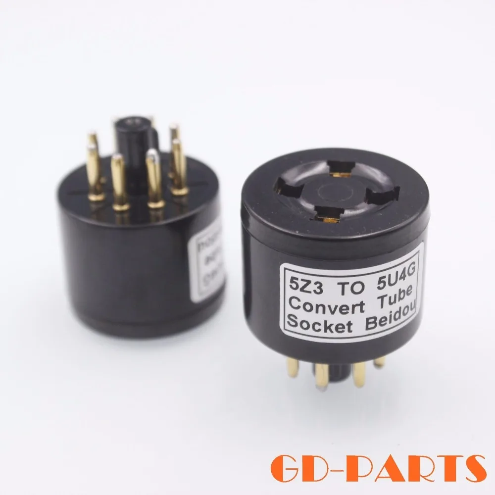 GD PARTS винтажный бакелит 4pin до 8pin 5Z3 5U4G клапан вакуумная трубка переходник 1 шт.|vacuum