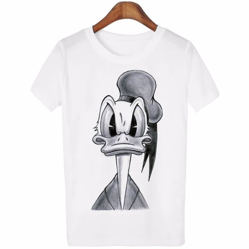 2019 new summer women's cute cartoon O-neck casual short-sleeved T-shirt | Женская одежда