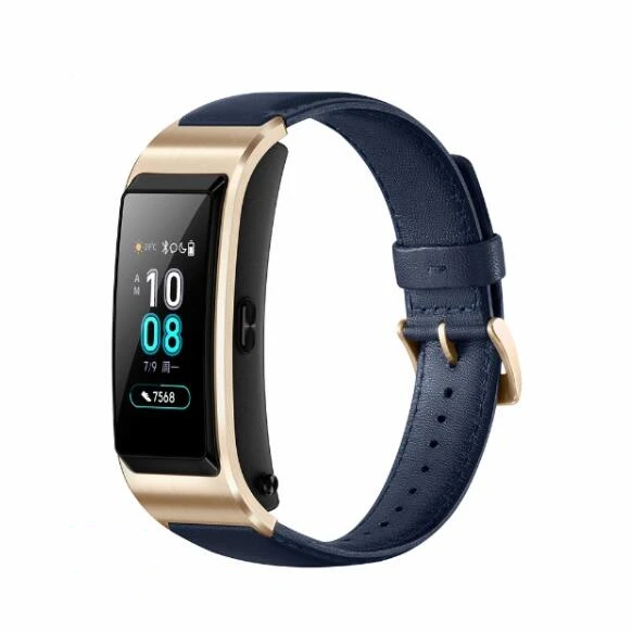 huawei B5 ремешок TalkBand B5 Bluetooth умный Браслет носимые спортивные Напульсники сенсорный AMOLED экран вызов наушники группа - Цвет: blue