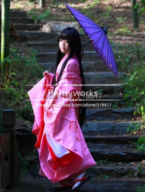 Кимоно для косплея эко клан нуригион без волка косплей костюм Хэллоуина|kimono