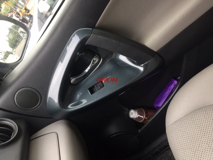 Подходит для Toyota RAV4 2009-2013 интерьер ремонт углеродного волокна наклейка центральный контроль двери подлокотник Патч автомобильный Стайлинг