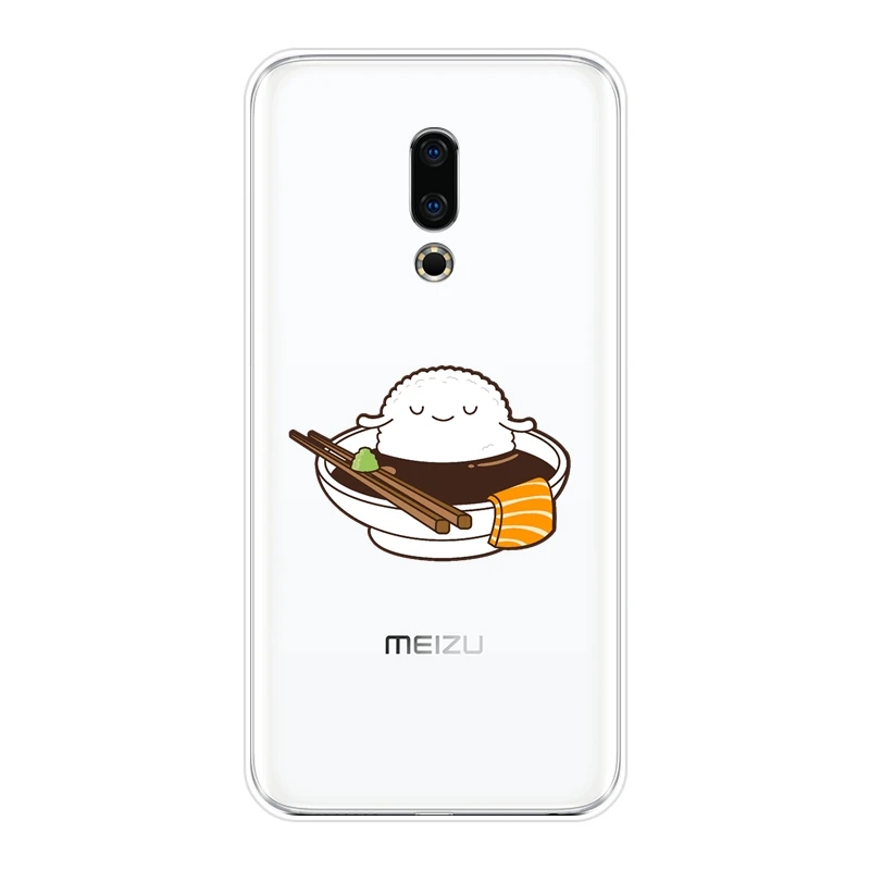 Смешная задняя крышка из ТПУ для Meizu 16th 16x15 Lite 16 Plus мягкий силиконовый чехол
