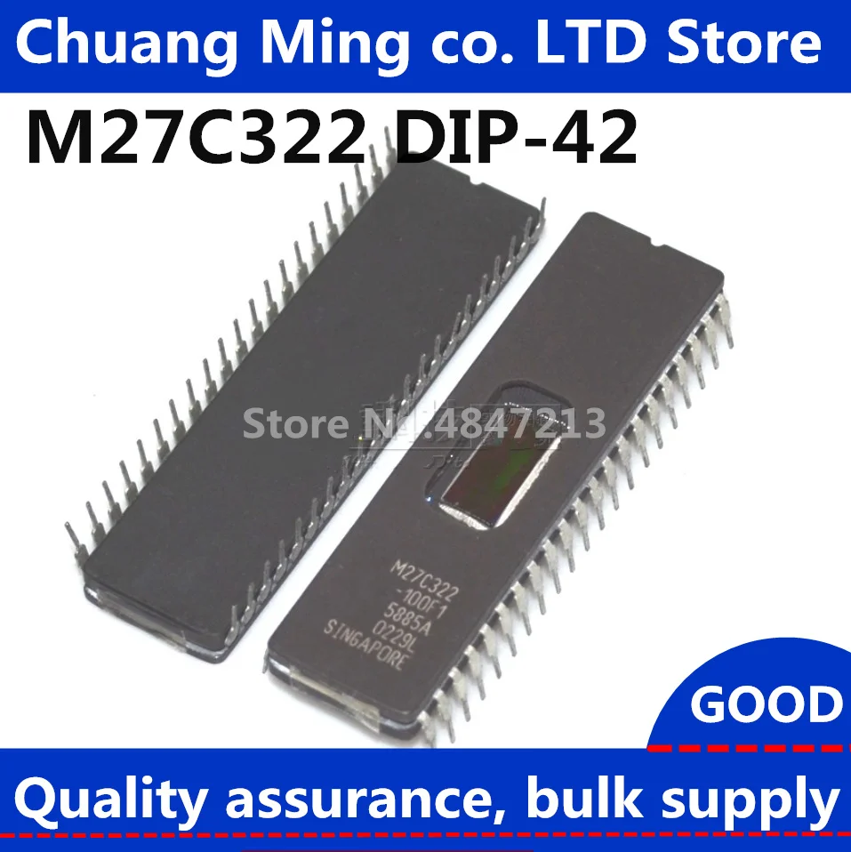 M27C322 100F1 27C322 DIP 42 новый оригинальный IC EPROM|Запасные части| |