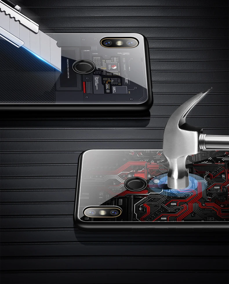 Чехол для Xiaomi mi 9 9SE 8 SE Lite 8X CC9 A3 mi x 2s A2 Red mi Note 8 7 Pro Чехол из закаленного стекла для Xiaomi mi 9 Защита от падения
