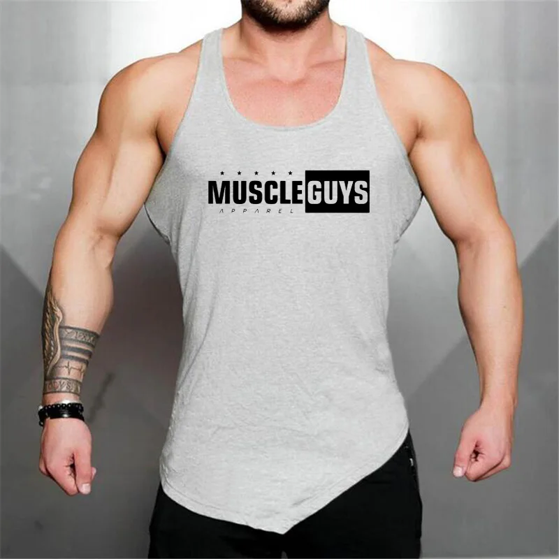 

Brand Gyms tank top men clothes 2020 summer fitness clothing canotta bodybuilding shirt sleeveless singlet Muscle vest tanktop