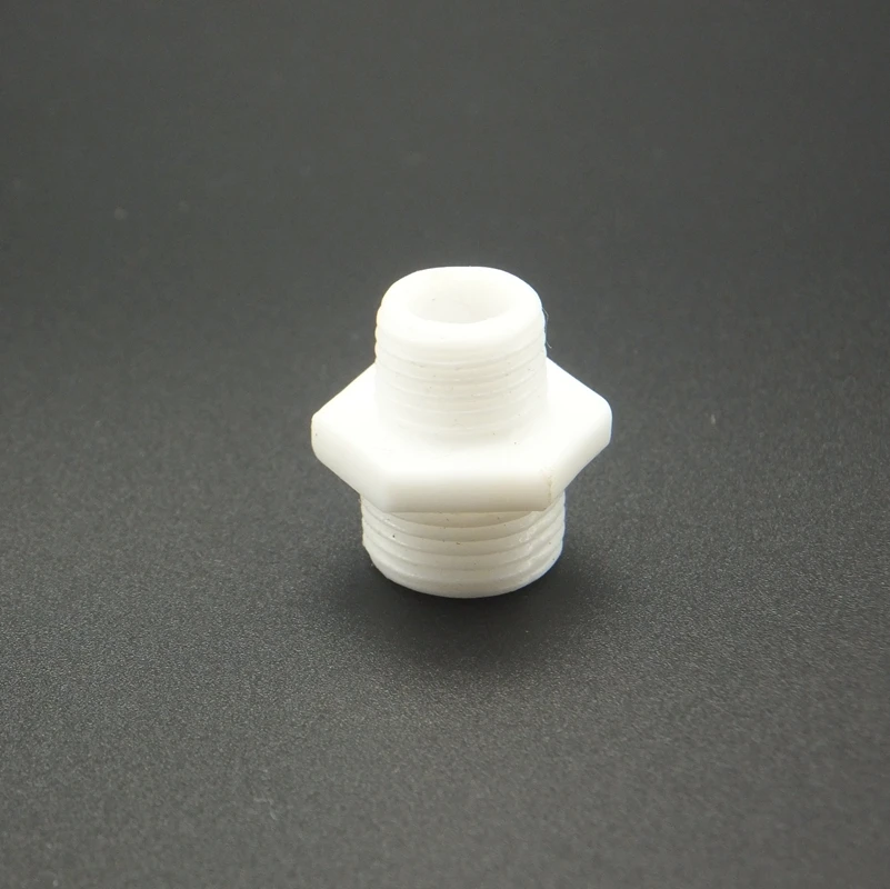 5PCS 1/8&quot BSP Male Thread Hex Nipple Union Plastic Pipe Fitting Aquarium Garden Micro Irrigation Water Connector | Обустройство