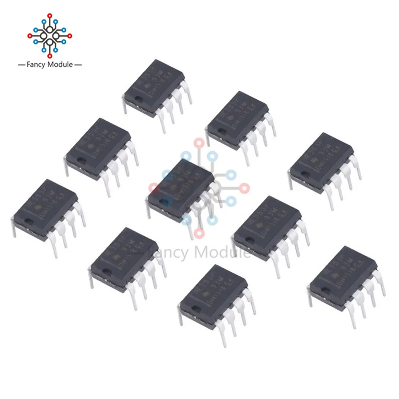 Texas Instruments NE555P NE555 DIP 8 однополярный таймер IC 10 шт.|dropshipping| |
