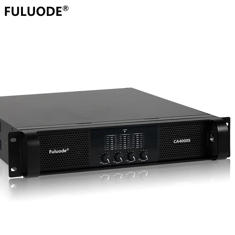 Профессиональный усилитель мощности Fuluode высокомощный четырехканальный