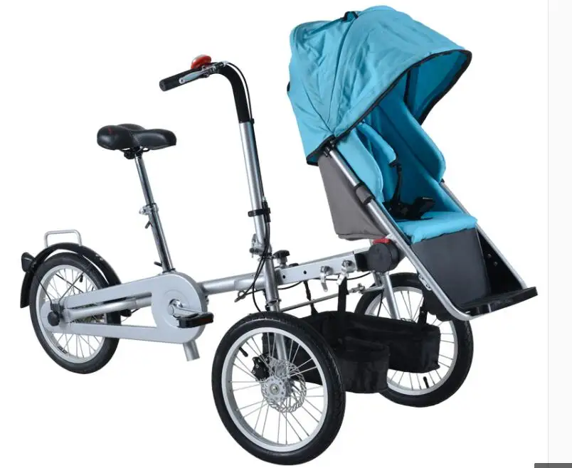 blue ruituo stroller Travling taga детская коляска для мамы, велосипед, трехколесная коляска - Цвет: blue ruituo stroller