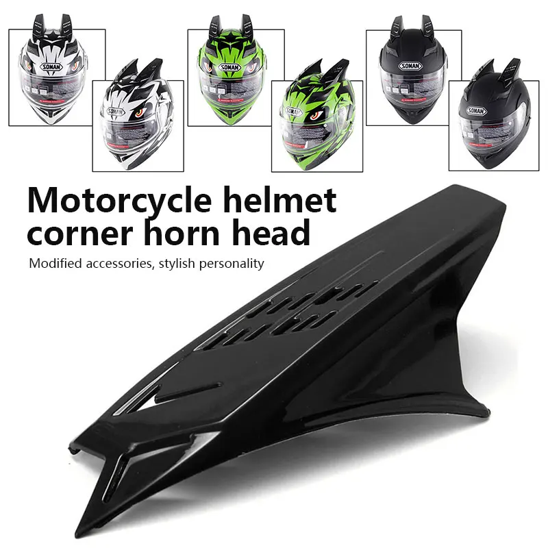 2pcs Full Face Motorcycle Helmet Horns Racing Mohawk Personality Durable Horn Accessories | Автомобили и мотоциклы