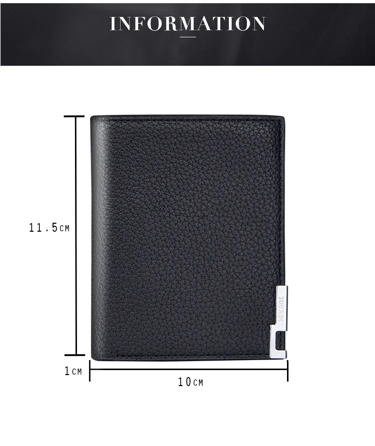Мужской тонкий кошелек billetera hombre erkek cuzdan, маленькие кошельки porte feuille homme, мужской кошелек carteira masculina, мужской кошелек