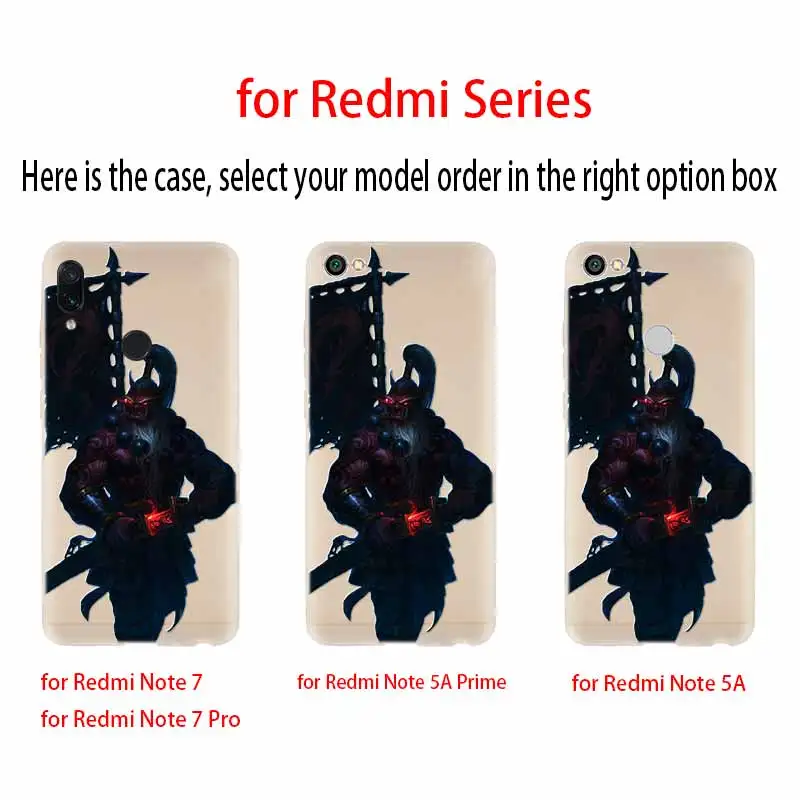 Shadow Fiend Dota 2 Модный мягкий чехол из ТПУ для Xiaomi Redmi Примечание 10 9 8 7 6 5 iPad Pro Max 10S 9S 9T 8T