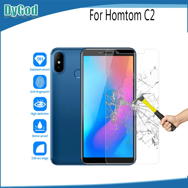 DyGod для HomTom C2 закаленные Аксессуары мобильных телефонов 5 дюйма защитная