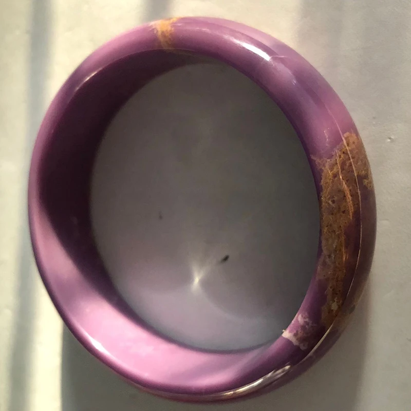 Женский фиолетовый браслет с рисунком мечты натуральный слюды подарок на день