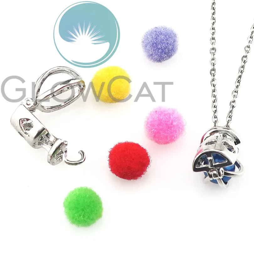 Медная бутыль бусины клетка эфирных масел аэрозольный распылитель Арома