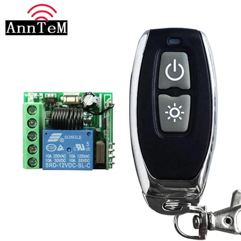 Универсальный беспроводной пульт дистанционного управления 433 МГц DC12V10A