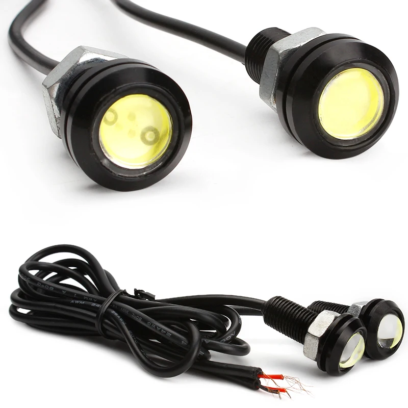 FORAUTO Супер Яркий Универсальный COB Led Eagle Eye дневной ходовой светильник противотуманный светильник 12 В DC автомобильный Стайлинг Ultrabright головной светильник