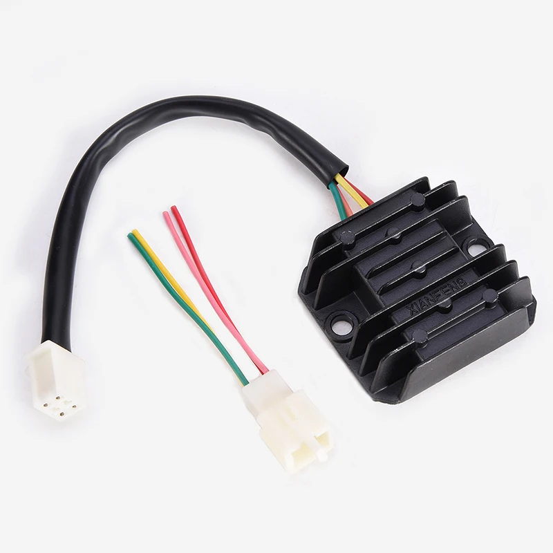 4-х проводный регулятор напряжения выпрямителя для мотоциклов, лодок, моторов Mercury, ATV, скутеров GY6 50 и 150cc, мопедов JCL NST TAOTAO.