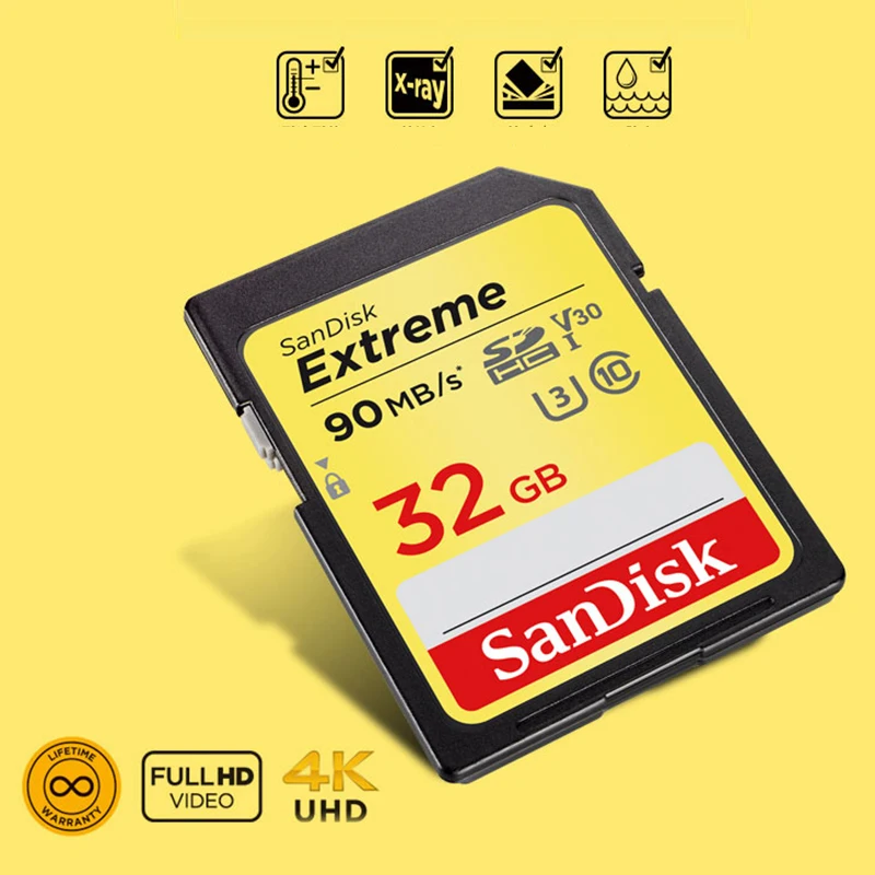Sandisk Экстрим sd карта uhs-i памяти 32 Гб картао де карты 32g флэш-карта карт gopro kart cartao SDXC