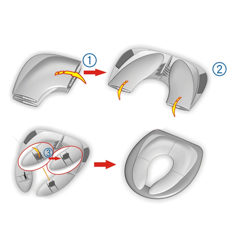 Складные большие нескользящие силиконовые прокладки для путешествий