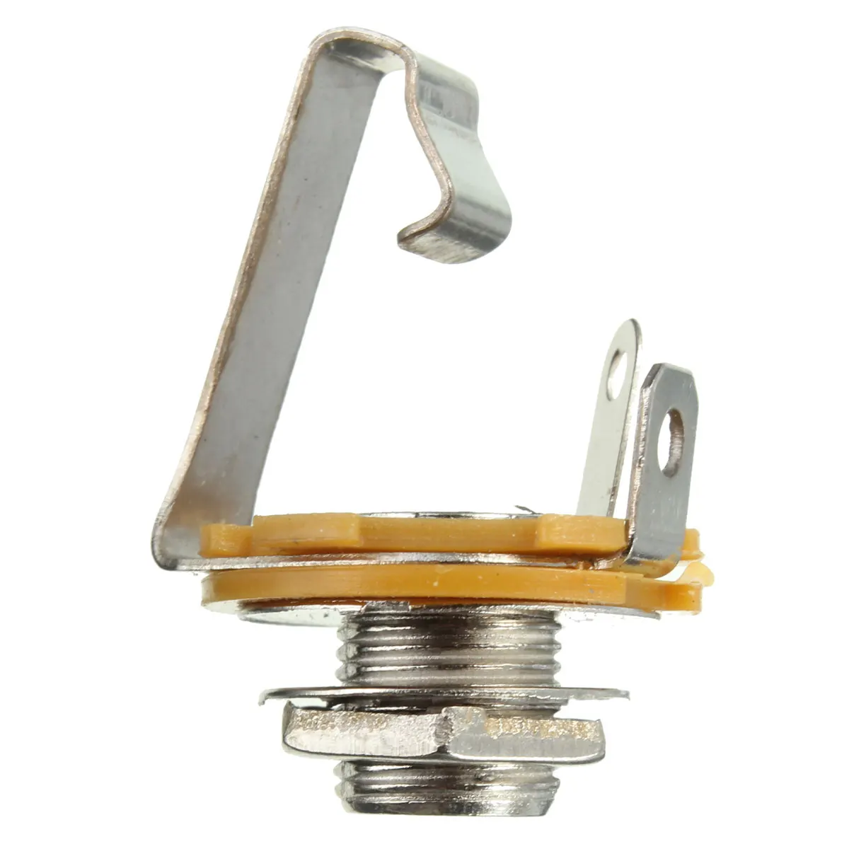 10 шт./компл. 1/4 дюйма металлическое штекерное гнездо для гитары гнездовой разъем